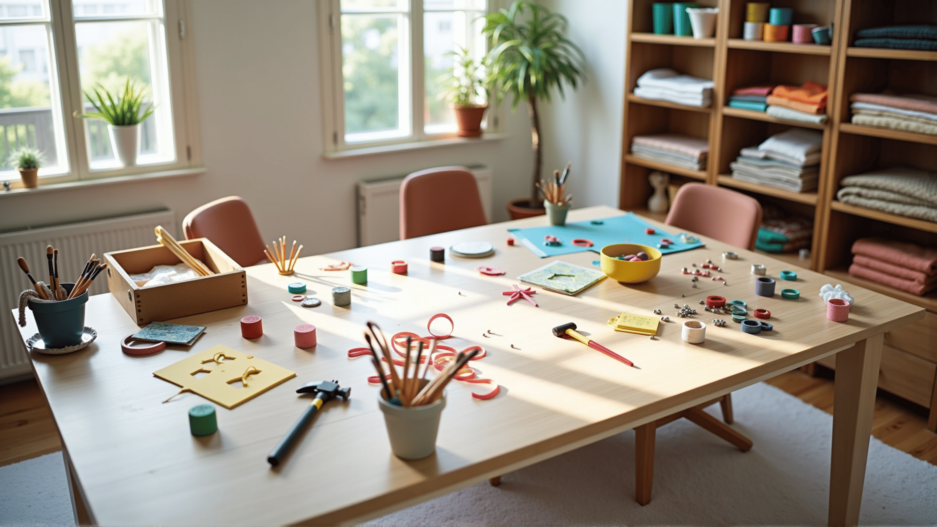 DIY project materials and tools